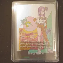 Dragon Ball Super Card Game Bulma Energy Marker Foil Card E-73 - Image 1