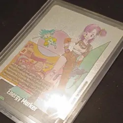 Dragon Ball Super Card Game Bulma Energy Marker Foil Card E-73 - Image 3