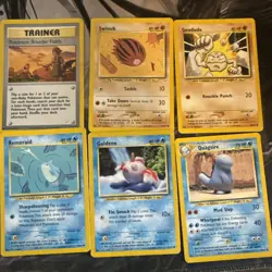 pokemon lot 6 cards, Vintage, rare, Neo Revelations Swinub , Remoraid , Goldeen - Image 1