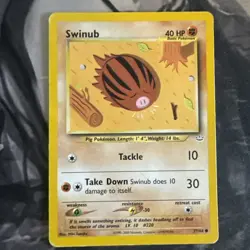 pokemon lot 6 cards, Vintage, rare, Neo Revelations Swinub , Remoraid , Goldeen - Image 4