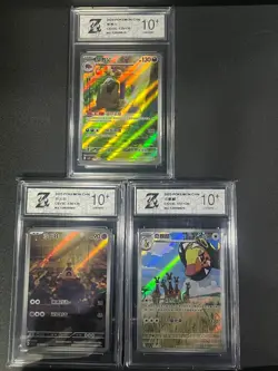 2025Pokemon CHN 3pcs CHINESE cards CSV3C -135 134 137/130 Grade Z10+ - Image 1