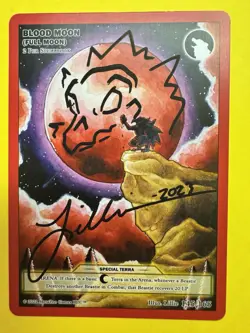 2022 Metazoo Blood Moon Special Terra Card RARE LILLIE SIGNATURE And DOODLE NM! - Image 1
