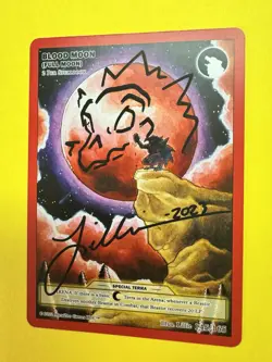 2022 Metazoo Blood Moon Special Terra Card RARE LILLIE SIGNATURE And DOODLE NM! - Image 3