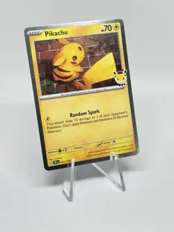 💫 2026 Pokemon Day 30th Anniversary Pikachu 051 Stamped Promo Fart Swirl 💫 - Image 3