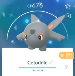 #0964 Shiny Cetoddle (Flaniwal) Pokemon Go [30 day trade] - Image 1