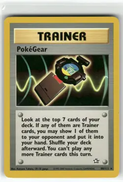 PokeGear Neo Genesis Rare Pokemon Near Mint or Better - Image 1