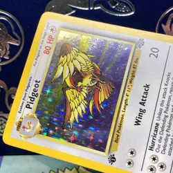 1999 Pokemon TCG Pidgeot Jungle 1st Edition Holo Rare 8/64 LP - Image 4