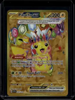 Pokemon TCG Pikachu ex 247/191 Surging Sparks Hyper Rare NM - Image 1