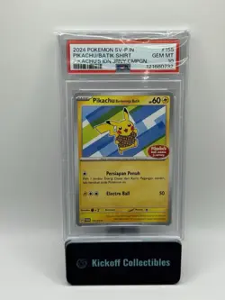 2024 Pokemon SVP Indonesian Journey Campaign #155 Pikachu Gem Mint PSA 10 - Image 1