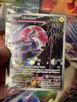 Pokemon Center Exclusive Sealed Miraidon 013 Black Star Promo - Image 1