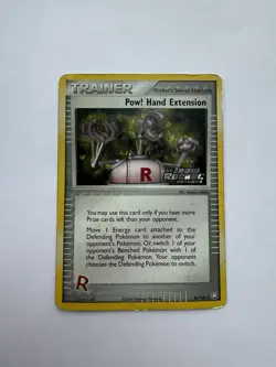 Pokemon Pow! Hand Extension Trainer Reverse Holo Team Rocket 85/109 2004 - Image 1
