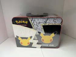 Celebrations Pokemon Collector Chest Lunch Box NEW/SEALED (slight tear on side) - Image 3