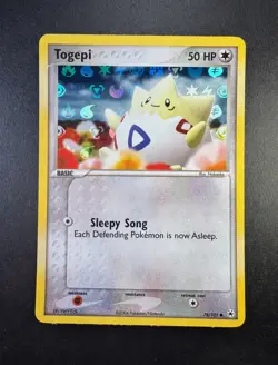 Pokemon Togepi 2004 EX Hidden Legends 78/101 Reverse Holo TCG - Image 1