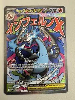 Pokemon TCG Mega Charizard X ex MEP 023 Black Star Promo - See Pics - Image 1