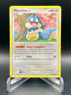 Munchlax 68/100 Diamon & Pearl: Majestic Dawn (2008) Unique Art Pokemon NM/M - Image 1