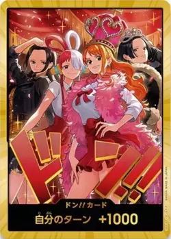 DON !! Card Nami Robin Hancock Uta Gold Heroines Edition ONE PIECE Card Japanese - Image 1