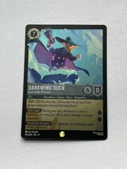 Darkwing Duck - Cool Under Pressure - Disney Lorcana Winterspell - 192 Cold Foil - Image 1