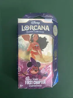 Disney Lorcana The First Chapter Moana Mickey Amber Amyt Starter Deck - No Pack! - Image 1