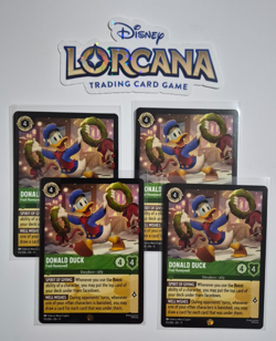 Disney Lorcana Winterspell Donald Duck Fred Legendary Rare x4 Playset Pack Fresh - Image 1