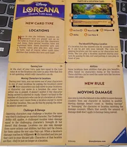 Disney Lorcana Full Rule Set 4 cards-Into the Inklands - Image 1