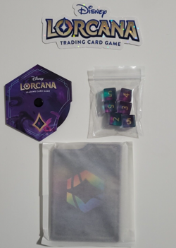 Disney Lorcana: Ursula's Return Trove Contents Lore Counter Dice Card Dividers - Image 1