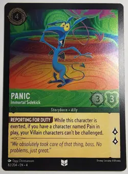 Disney Lorcana TCG - Panic Immortal Sidekick - Cold Foil - 82/204 - UR - Image 1