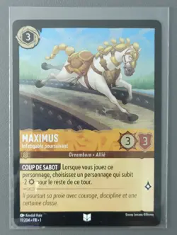 LORCANA FR Card - Chapter 1 11/204 Maximus - Foil New - Image 1