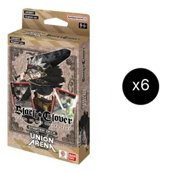 Union Arena Black Clover Sealed Display of 6 Starter Decks - Image 1