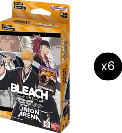 Union Arena Bleach Sealed Display of 6 Starter Decks - Image 1
