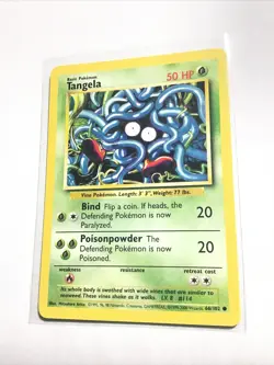 TANGELA - 66/102 - Base Set - 4th Print - 1999-2000 - Pokemon Card - NM - Image 1