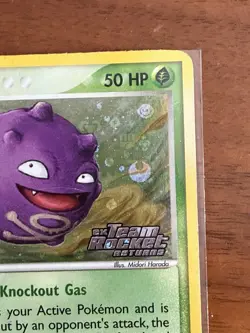 Koffing 61/109 Team Rocket Returns Reverse Holo Pokemon Card 2004 - Image 5