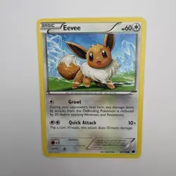 Eevee 89/116 Plasma Freeze Common Pokemon Card TCG LP - Image 1