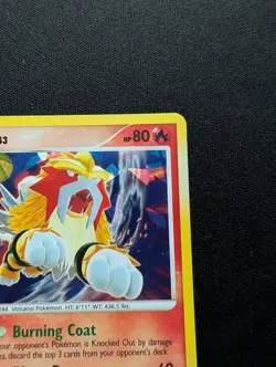 Mint Pokemon Entei Cracked Ice Holo Card 4/132 Secret Wonders - Image 4