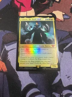 Sauron, the Dark Lord Regional Champs Pro Tour Promo Foil - MTG - (Near Mint) NM - Image 4
