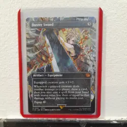 Buster Sword Borderless Nonfoil Card #0351 MTG LP - Image 1