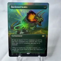 Hardened Scales (Borderless) Double Masters 2022 Foil - Image 1