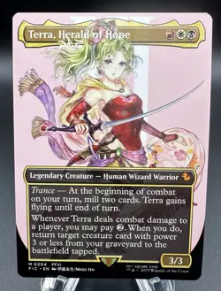 Terra, Herald of Hope (Borderless) 204 Commander: FINAL FANTASY NM MTG - Image 1
