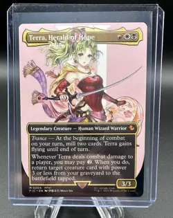 Terra, Herald of Hope (Borderless) 204 Commander: FINAL FANTASY NM MTG - Image 3