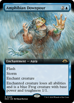Amphibian Downpour (Extended Art) [Modern Horizons 3] Near Mint - Image 1