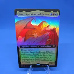 [1x] Leori, Sparktouched Hunter - Foil - Extended Art Near Mint, English Command - Image 1