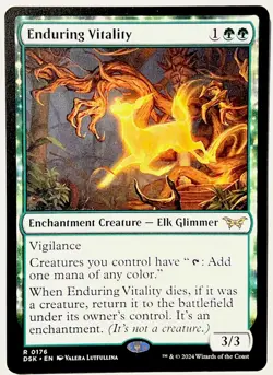 MTG Enduring Vitality-Duskmourn: House of Horror NM-M - Image 1