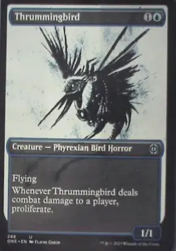 Thrummingbird (Showcase) - Phyrexia: All Will Be One: #288, MTG Nm C252 - Image 1