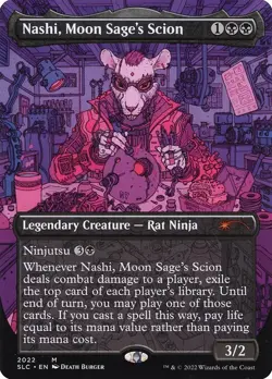 Magic the Gathering Secre Lair -Nashi moon sage's scion Foil (SLC - MTG) NM - Image 1
