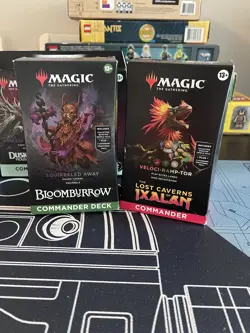 MTG Commander Deck 2 X BloomBurrow Ixalan Squirreled Away And Veloci Ramp Tor - Image 1