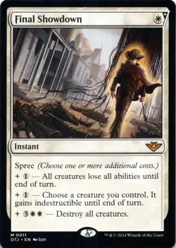 Final Showdown Outlaws of Thunder Junction Magic MTG NM - Image 1