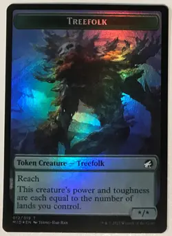 *foil TREEFOLK / CLUE 012 / 016 Innistrad Midnight Hunt MTG Magic NM - Image 1