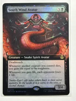 South Wind Avatar (Extended Art) Foil Teenage Mutant Ninja Turtles 269 NM MTG - Image 1