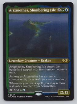 Arixmethes, Slumbering Isle Foil Etched - March of the Machine: Multiverse MTG - Image 1