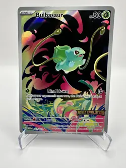 Bulbasaur - (Mega Evolution Stamped) 133/132 Holo Pokemon Near Mint - Image 1