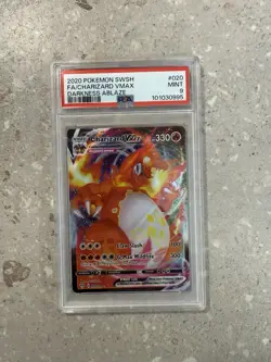 Pokemon TCG Charizard VMAX Darkness Ablaze 020/189 SWSH 🔴 PSA 9 - Image 1